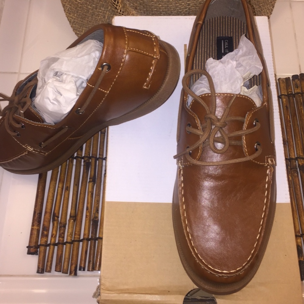 Call It Spring Mens Addney Boat Shoes Lace Up - Picture 6 of 7
